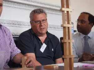 project managers on project management training course